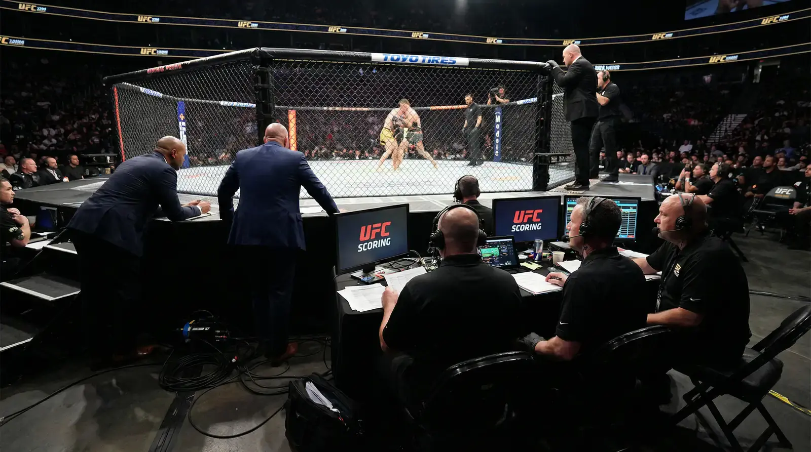 Sistema de pontuação e decisões dos juízes no UFC