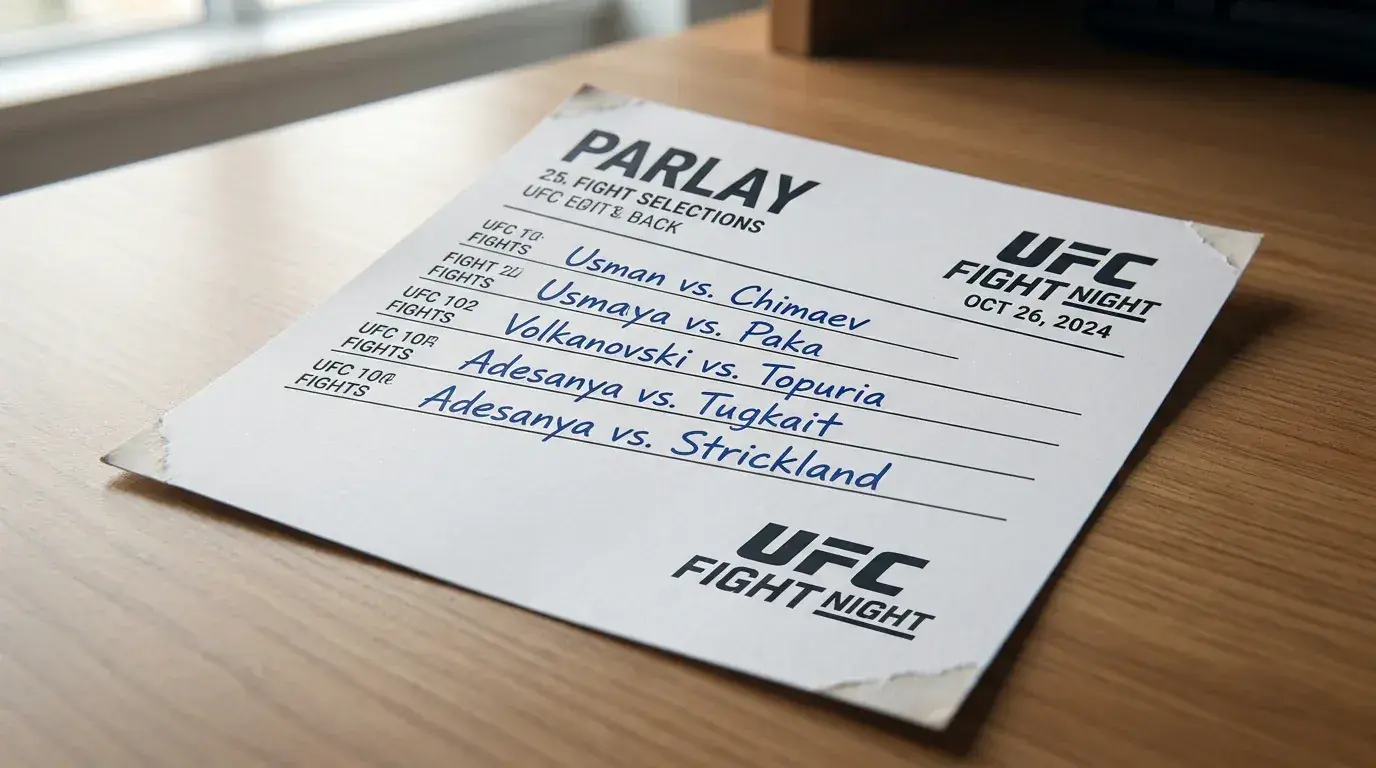 Parlay e apostas combinadas no UFC